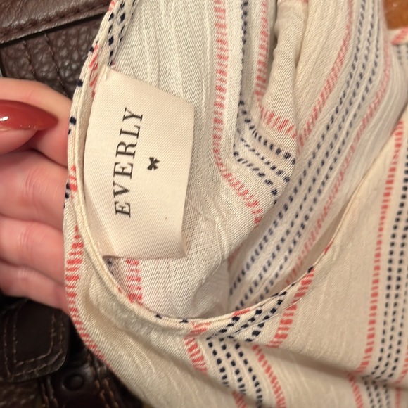 EVERLY cold shoulder printed blouse - Picture 5 of 5